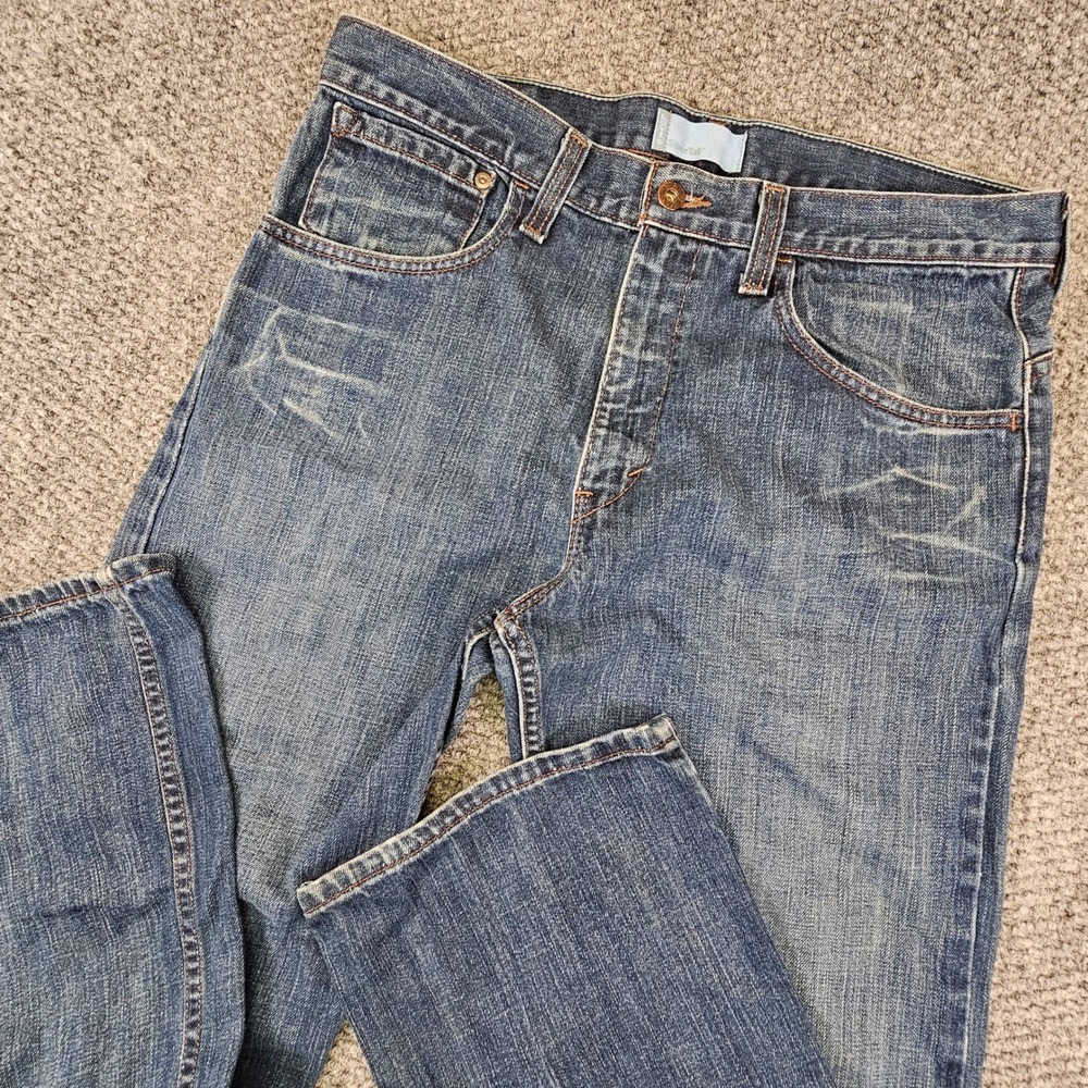 Levis SilverTab Y2k True Boot Jeans Mens 32x30 Medium Wash Blue Denim